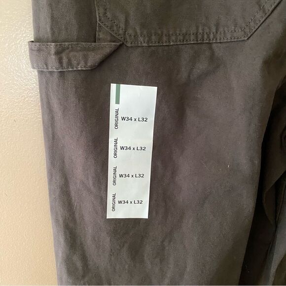 NWT CAT Caterpillar UO Exclusive patched carpenter pants men’s baggy 34 / 32 - Picture 9 of 13